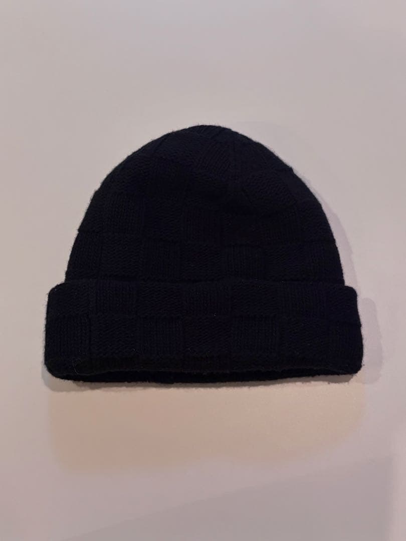 ヴィトン ニット帽 M7336A ビーニー・ダミエ パール