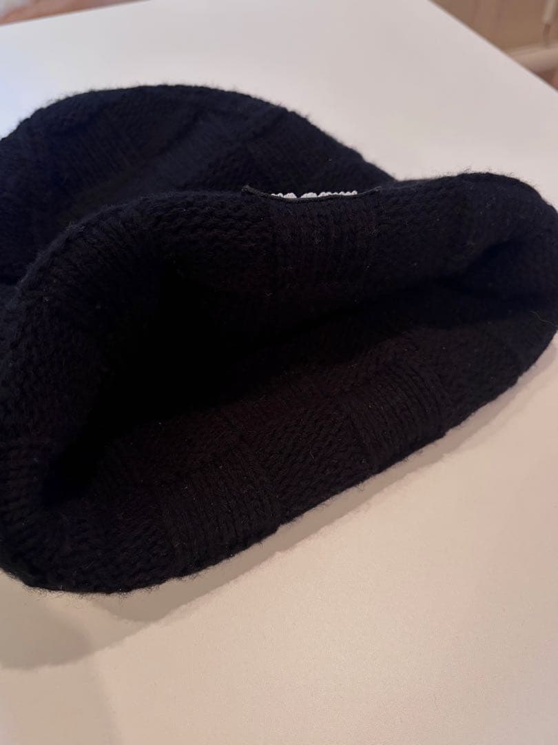 ヴィトン ニット帽 M7336A ビーニー・ダミエ パール