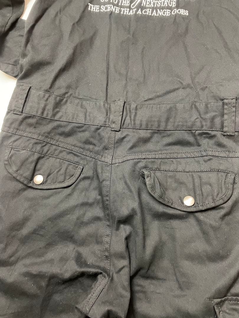 美品✨　BERNINGS-SHO ツナギ スカル刺繍 オールインワン　Lサイズ