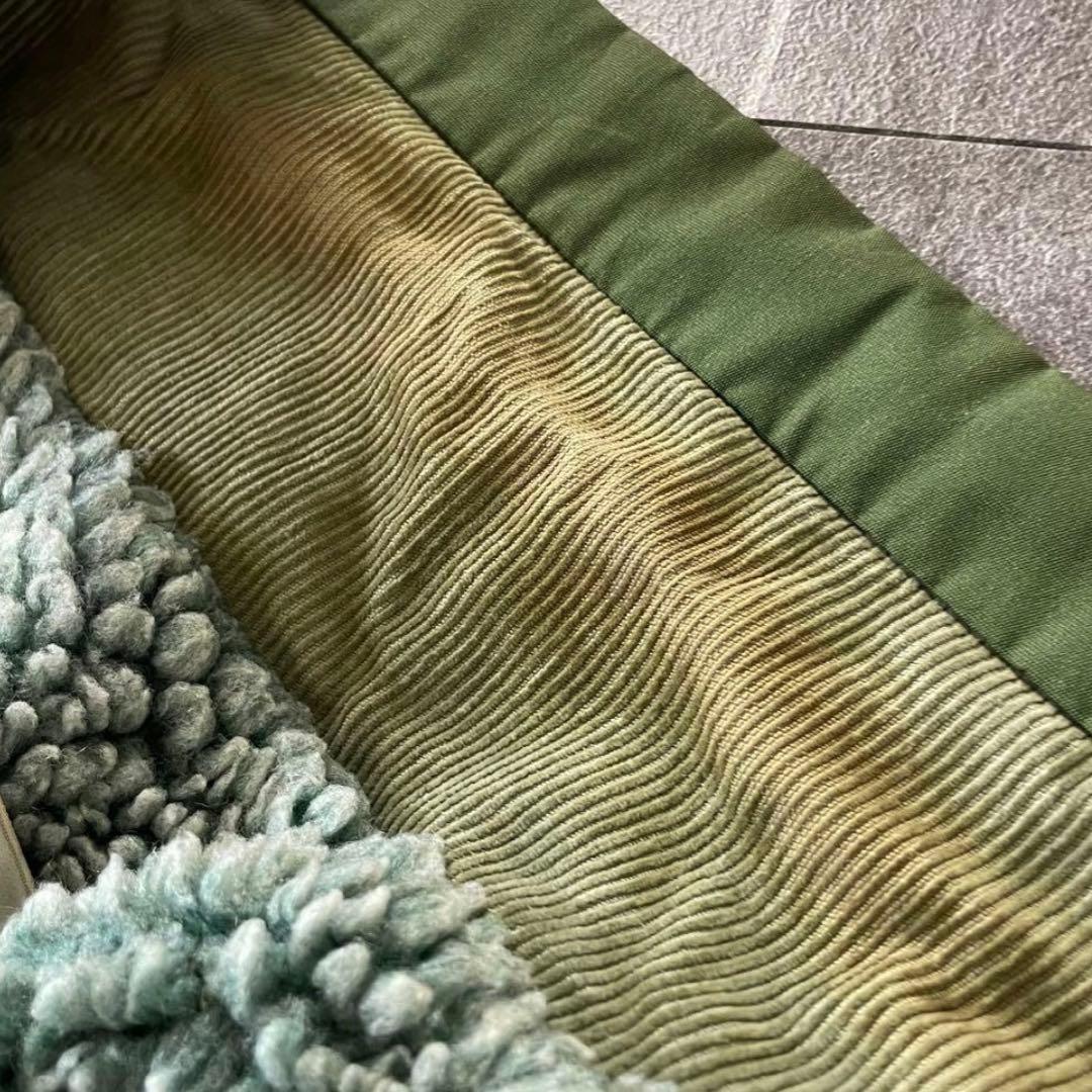 70-80's vintage 古着 裏ボア ミリタリージャケット カーキ