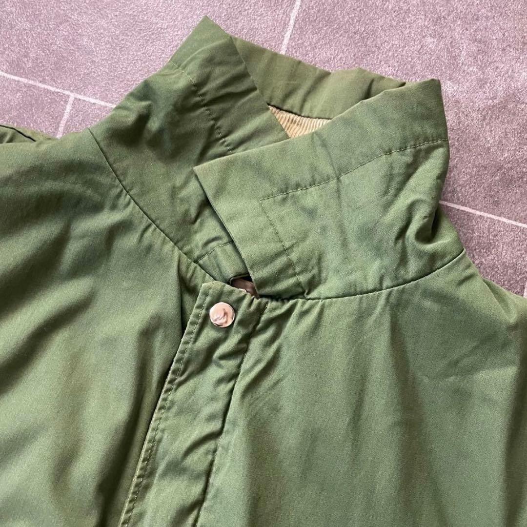 70-80's vintage 古着 裏ボア ミリタリージャケット カーキ