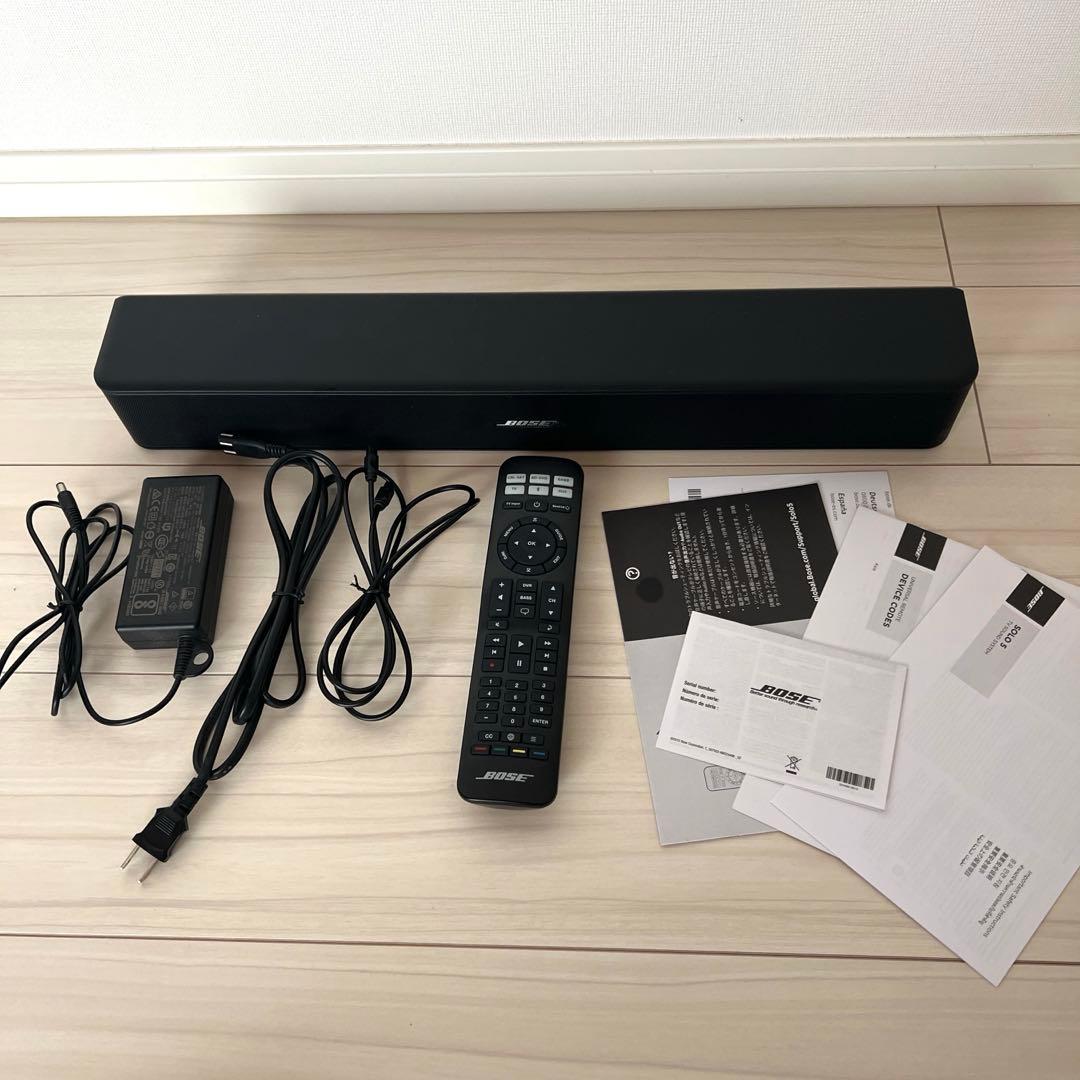 美品　Bose Solo 5 TV sound system サウンドバー