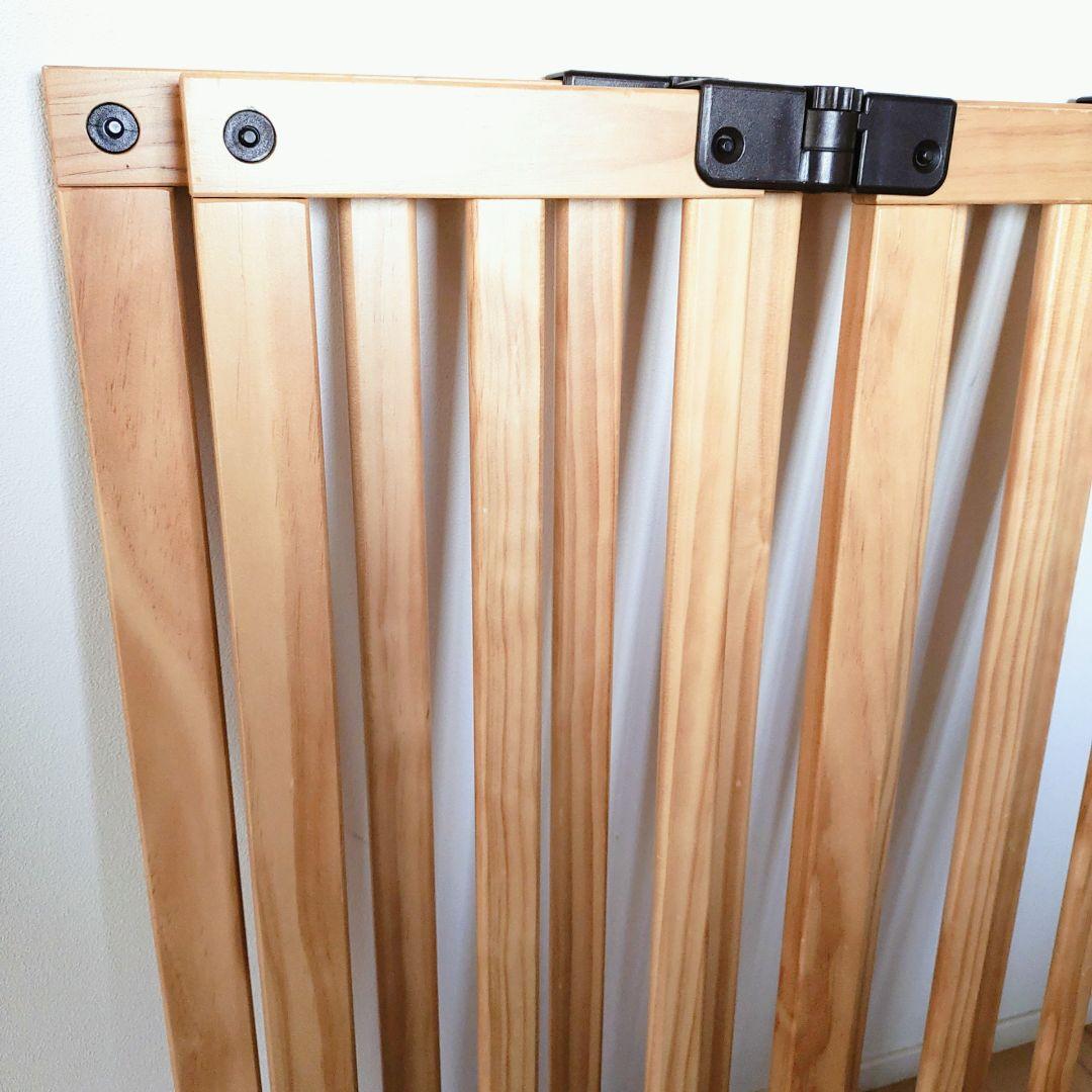 日本育児 おくだけドアーズwoody Lサイズ　拡張パネルで長さ調整OK