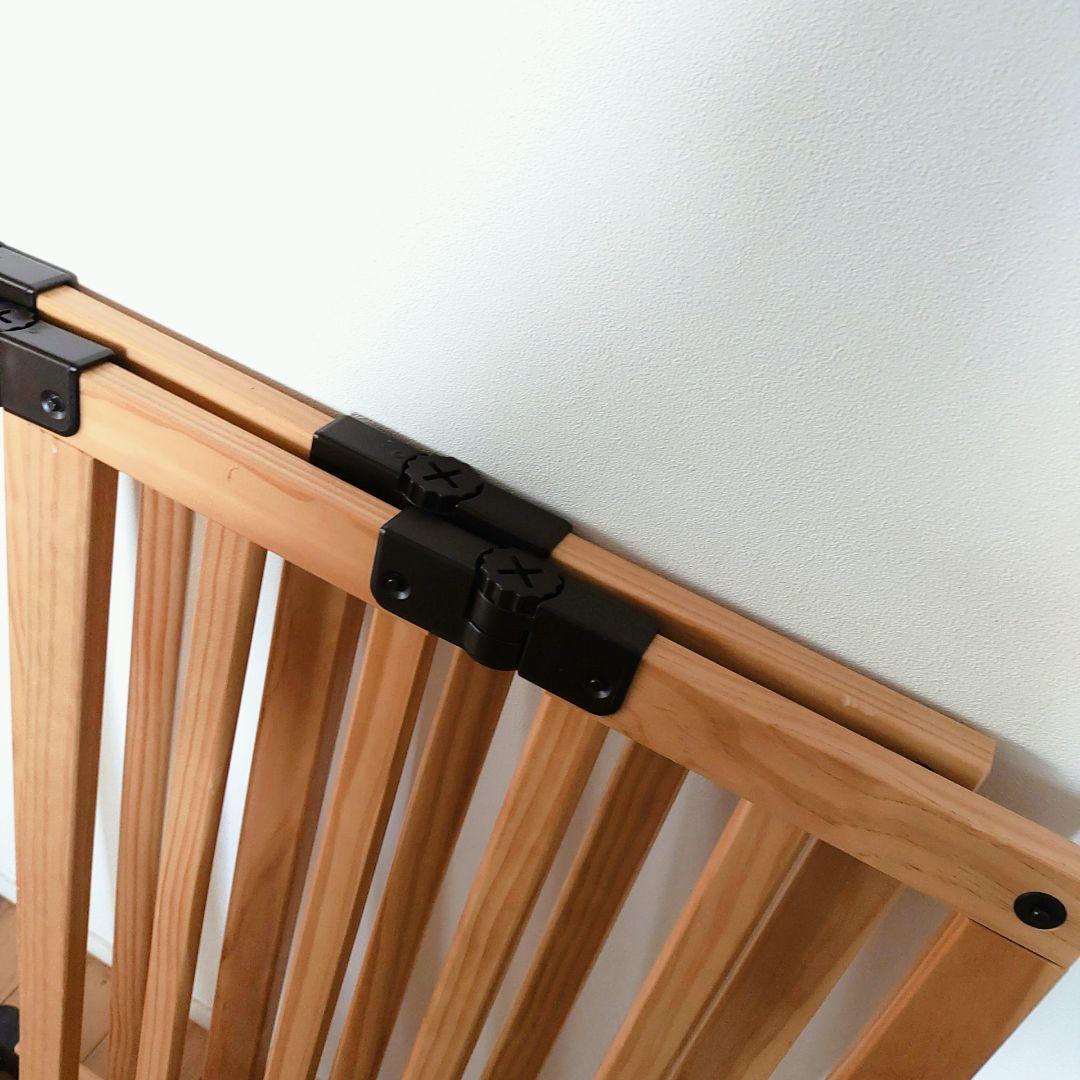 日本育児 おくだけドアーズwoody Lサイズ　拡張パネルで長さ調整OK