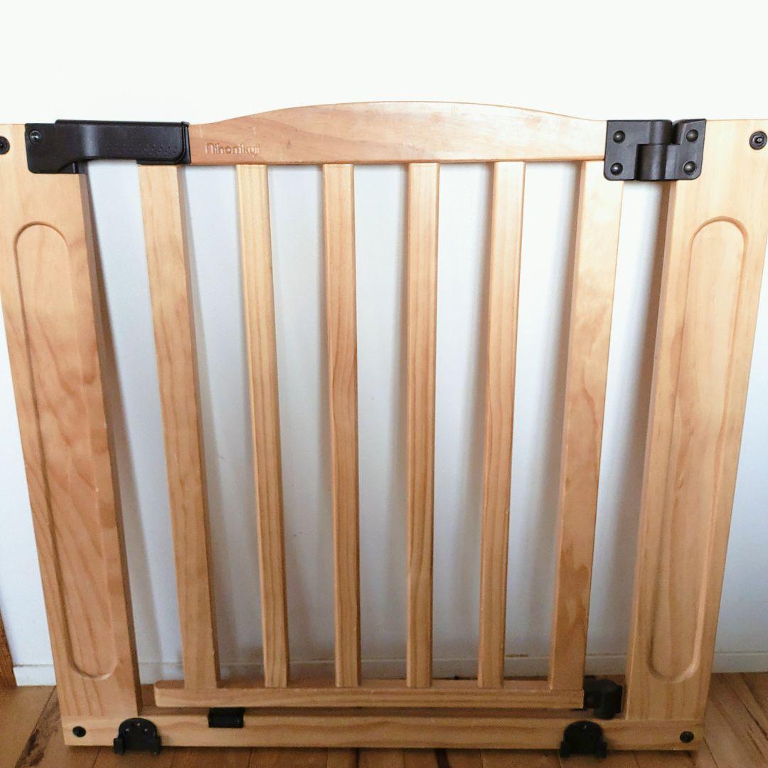 日本育児 おくだけドアーズwoody Lサイズ　拡張パネルで長さ調整OK