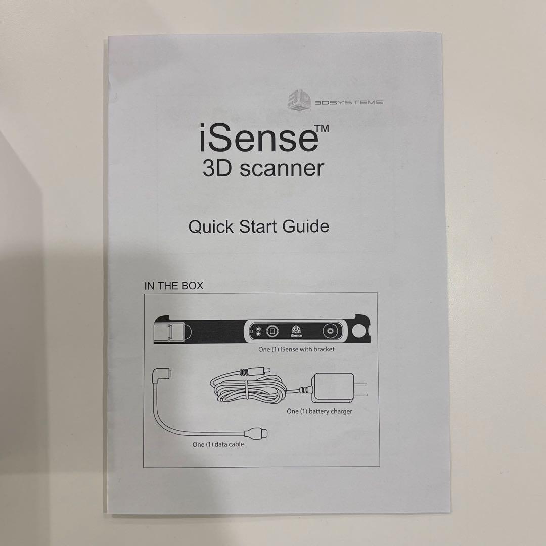 iSense 3Dスキャナー iPad第4世代用
