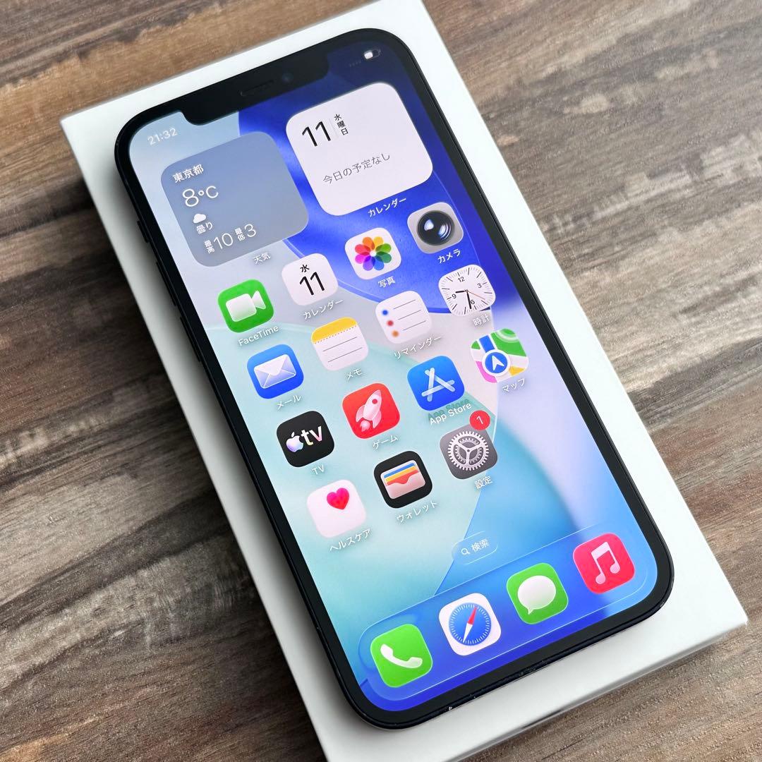【美品☆】iPhone12 本体 Black 128GB SIMフリー