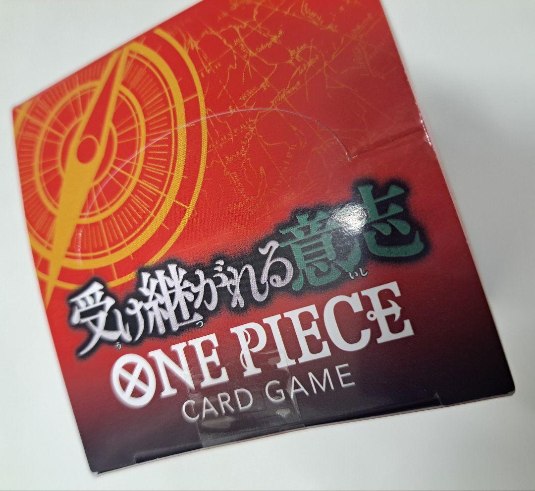 【新品未開封テープ付き】ワンピースカード　受け継がれる意志　box
