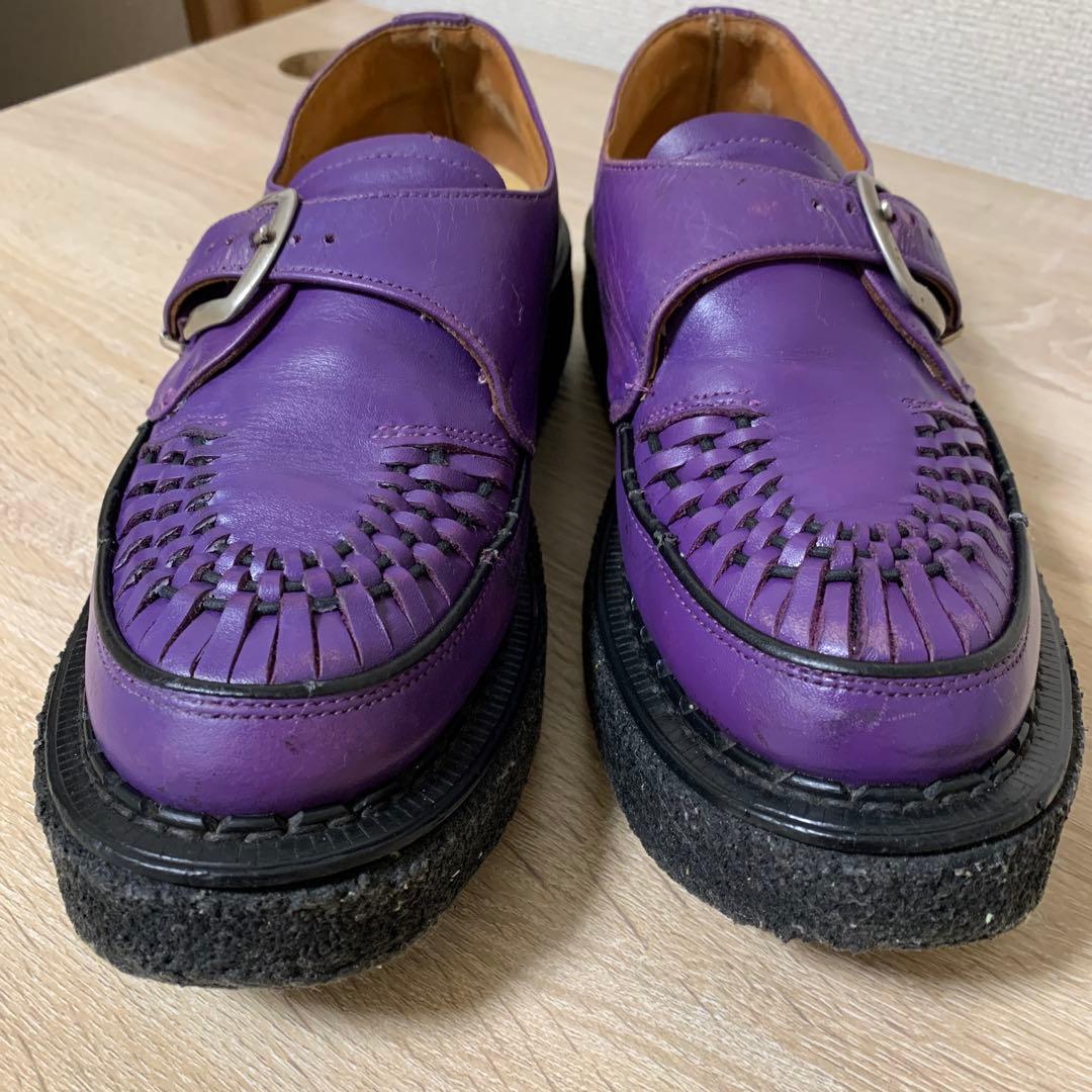 希少 e coxラバーソール(パープル)UK8(中古品)お値引可能