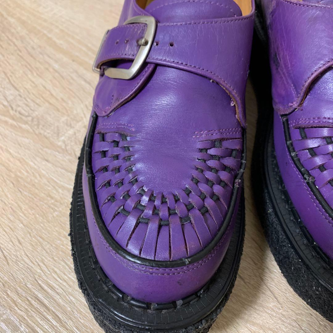 希少 e coxラバーソール(パープル)UK8(中古品)お値引可能