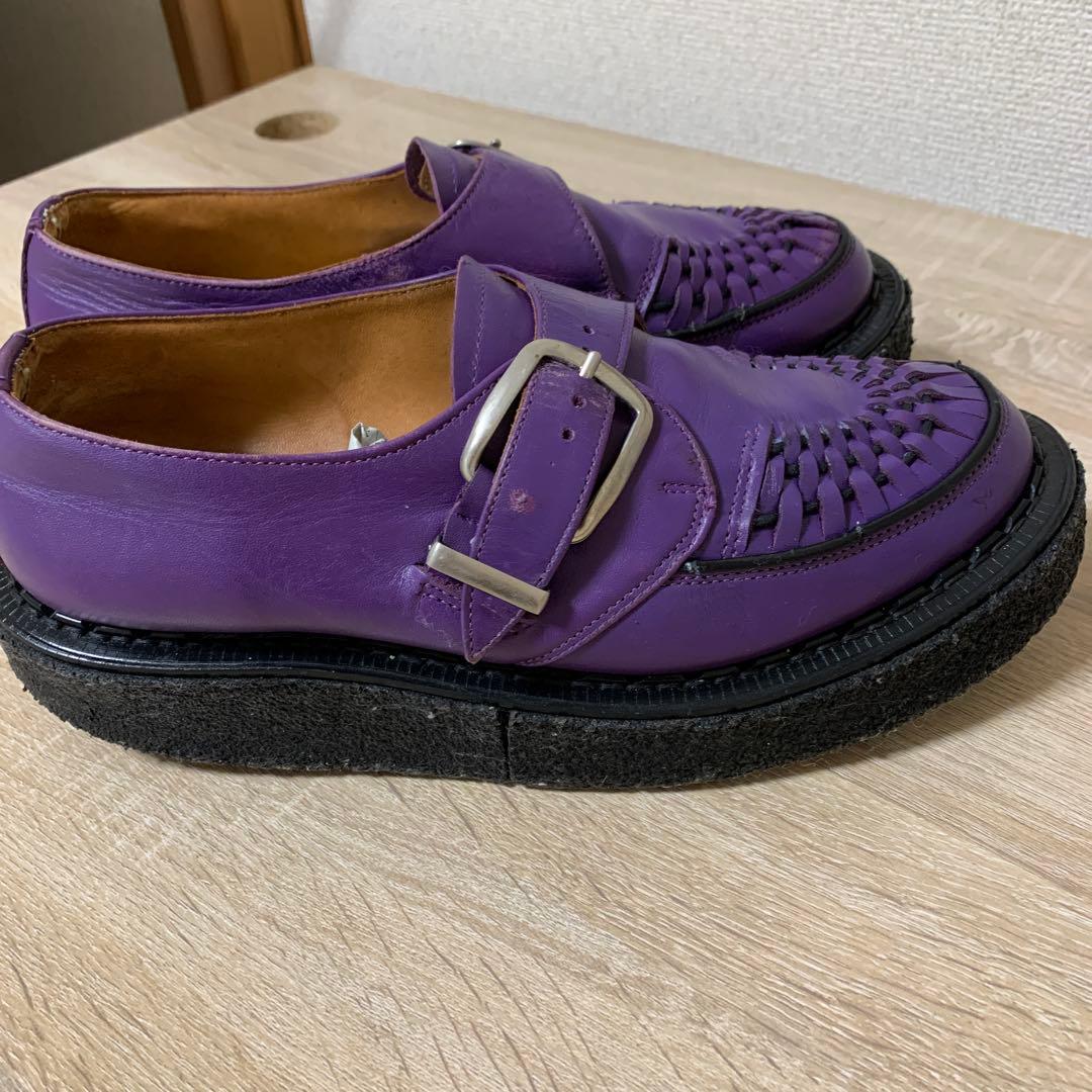 希少 e coxラバーソール(パープル)UK8(中古品)お値引可能