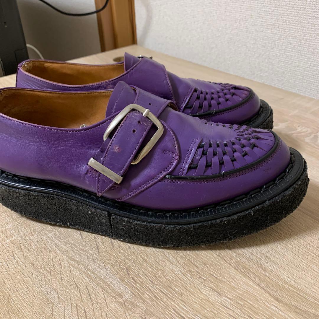 希少 e coxラバーソール(パープル)UK8(中古品)お値引可能