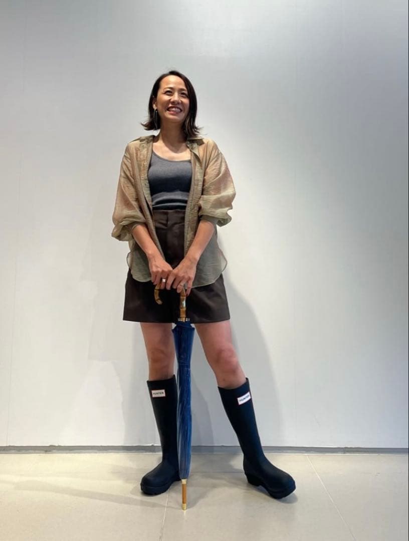 ESTNATION ハイウエストショートパンツ