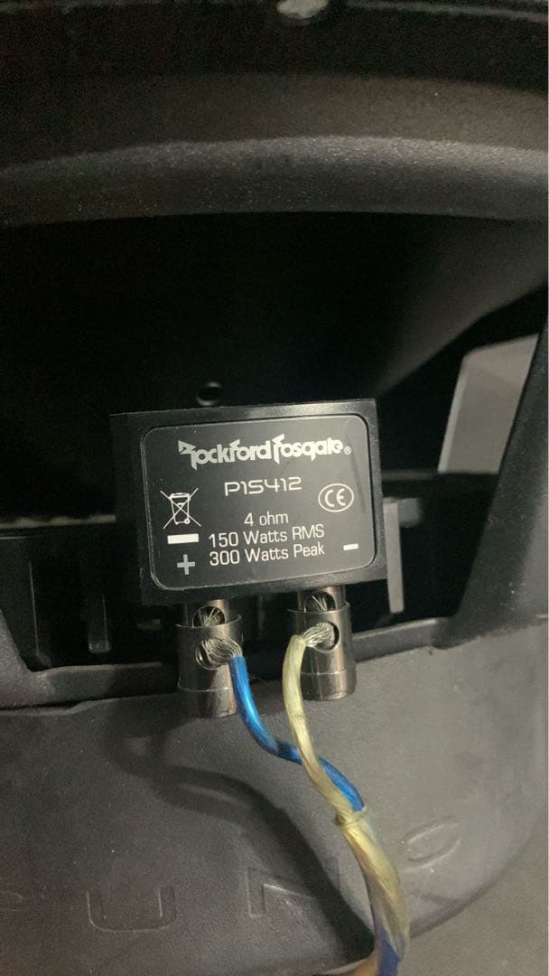 Rockford Fosgate 12インチウーファー 2個セット