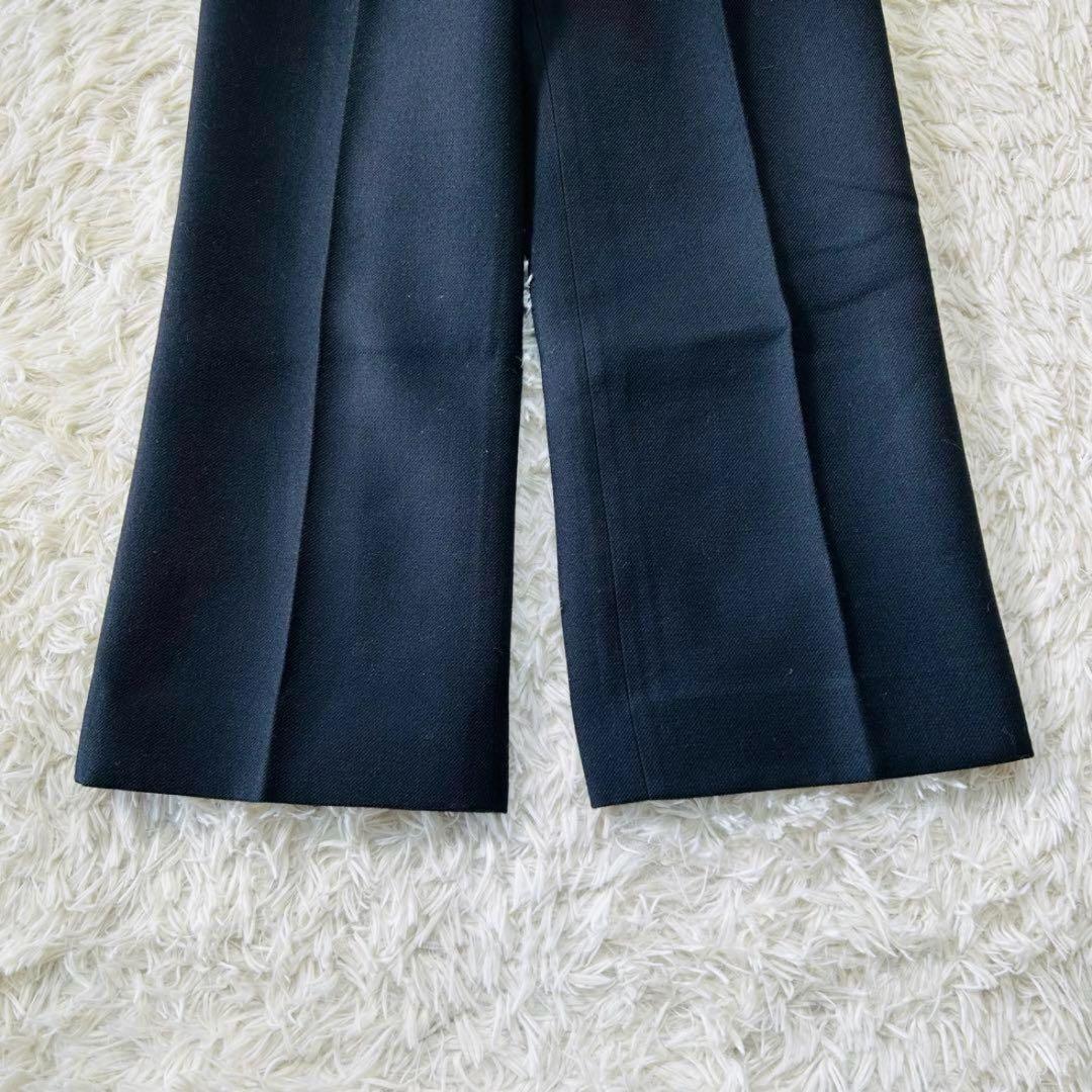 【あおむし】 マディソンブルー ウールパンツ センタープレス