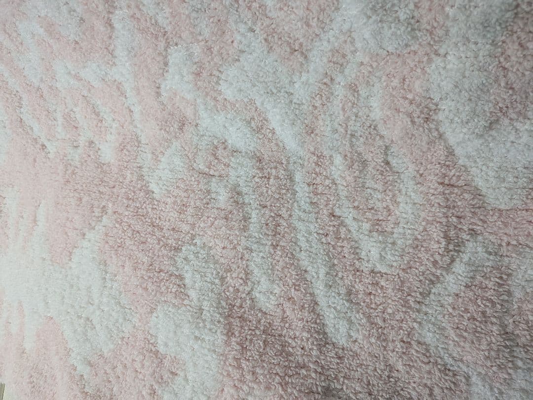 【美品】カシウェア★ブランケット★ピンク✕ホワイト