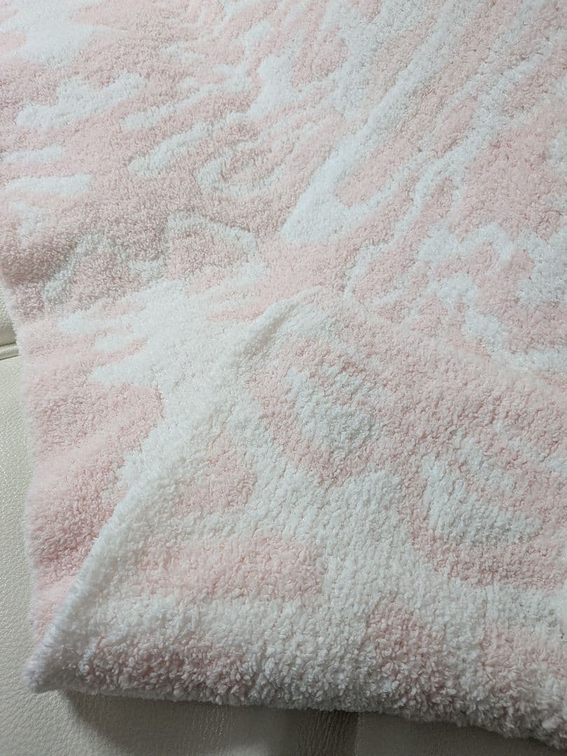 【美品】カシウェア★ブランケット★ピンク✕ホワイト