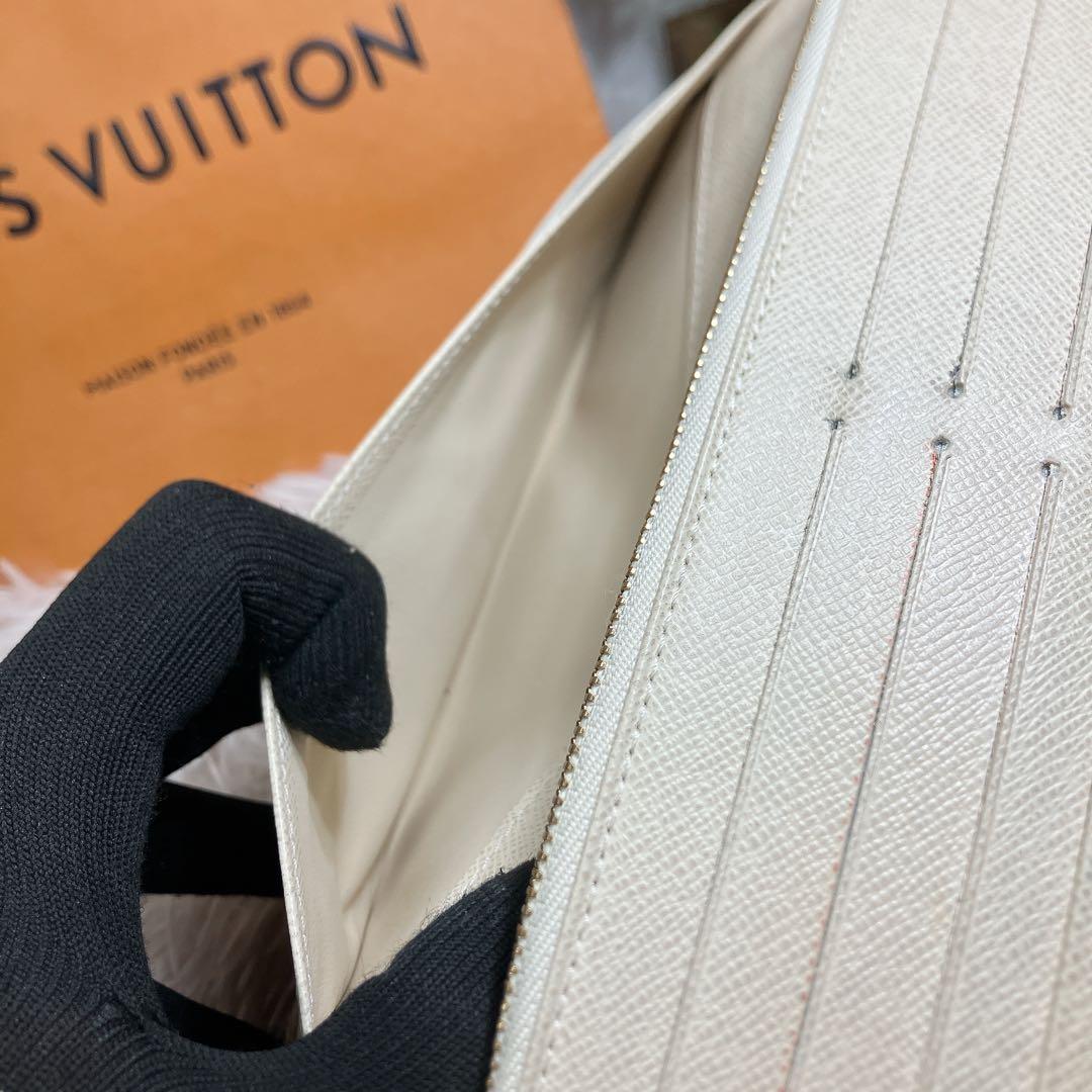 極美品 ルイヴィトン ダミエ アズール ポルトフォイユ アンソリット 長財布