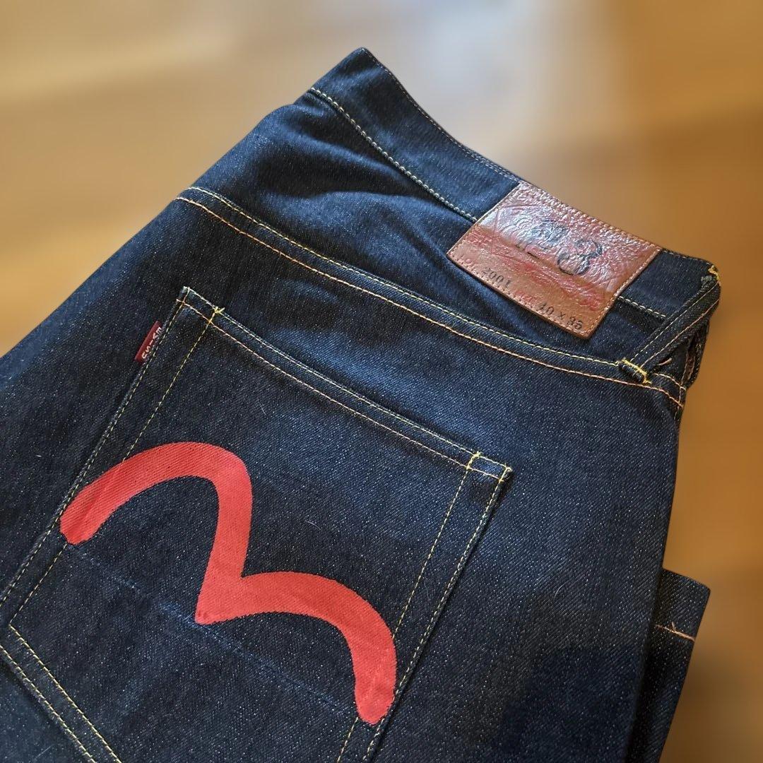Evisu jeans No3 カモメ バギーショーツ デニム