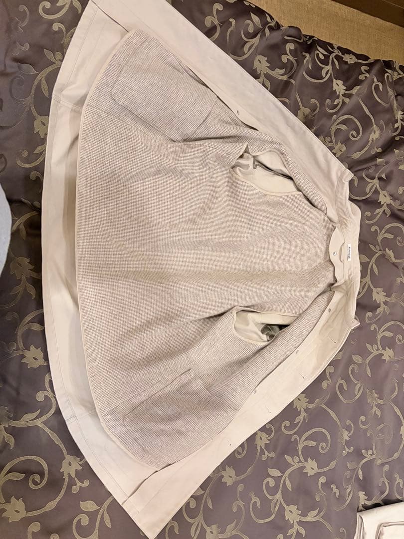 AURALEE 22AW COTTON OILED CANVAS ライナー付き