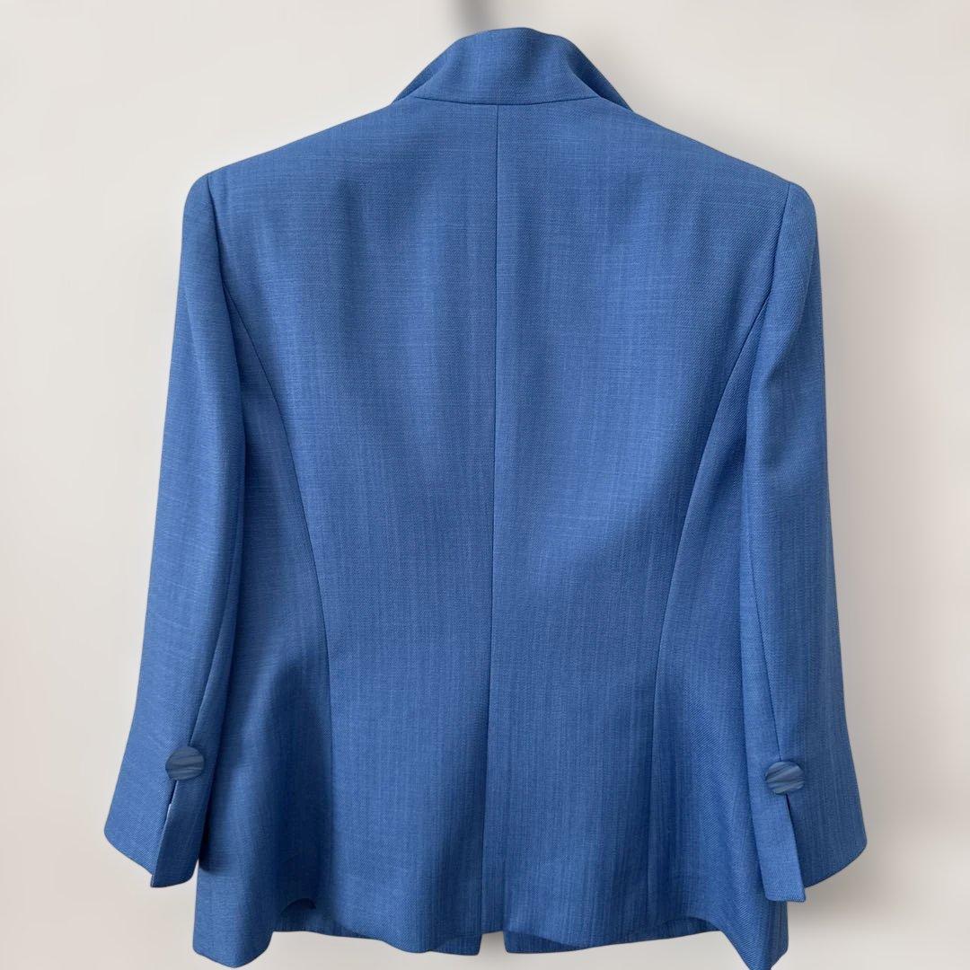 スタック S.T.A.C 銀座マギー ジャケット 42 ブルー美品