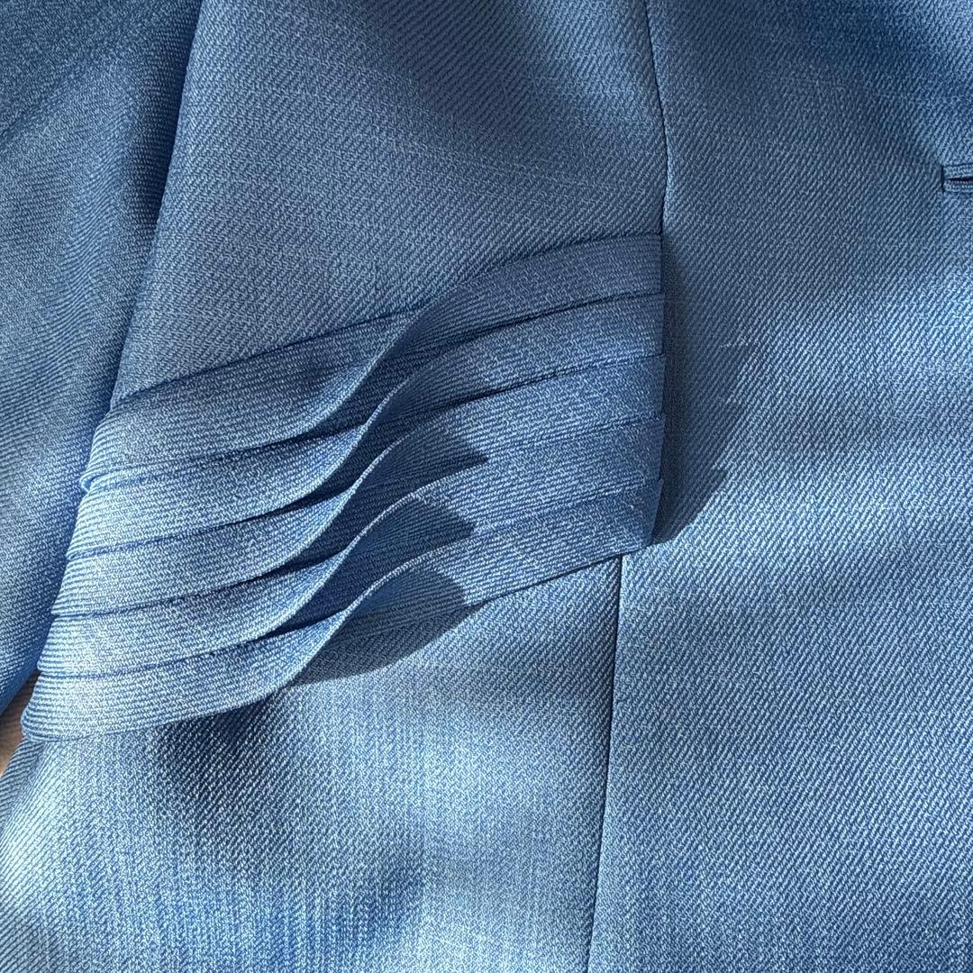 スタック S.T.A.C 銀座マギー ジャケット 42 ブルー美品