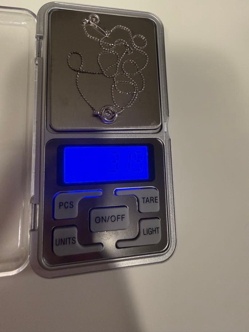 プラチナpt8501 粒ダイヤペンダント ネックレス訳あり チェーン切れ上品美品