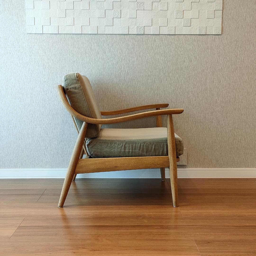 関家具　ヴィンテージ　アームチェア　アルネ　ラウンジチェア②