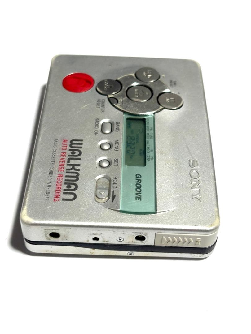 3点セットSONY ラジオ カセットウォークマン WM-GX677 整備品①