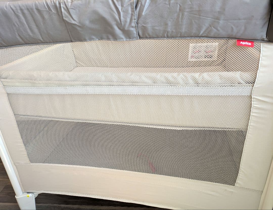 【美品】Aprica ココネルエアー ベビーベッド サークル　未使用級
