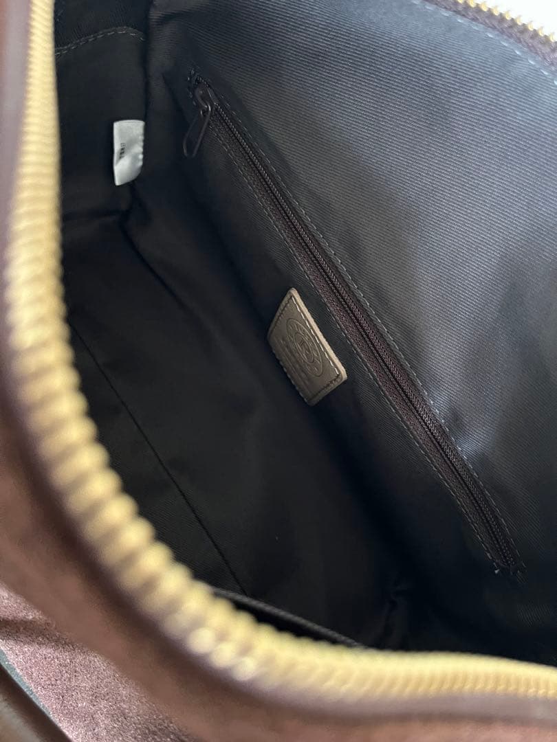 russet ラシット スエード2WAYミニボストンバッグ ダークブラウン