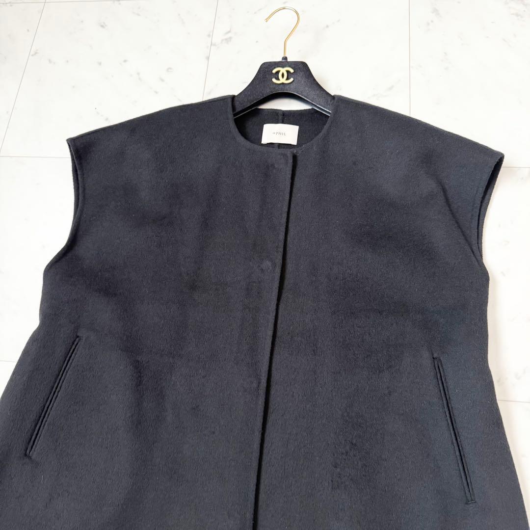 23AW❤️LE PHIL ルフィル　ライトリバージレ　QR ブラック　Mサイズ