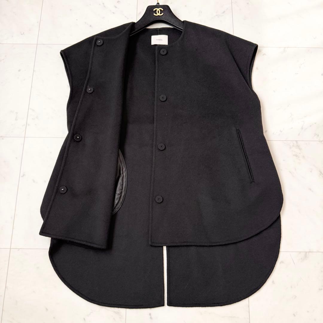 23AW❤️LE PHIL ルフィル　ライトリバージレ　QR ブラック　Mサイズ