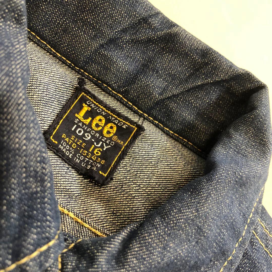 濃紺！70's Lee 109-JY デニムジャケット　アメリカ製 i75