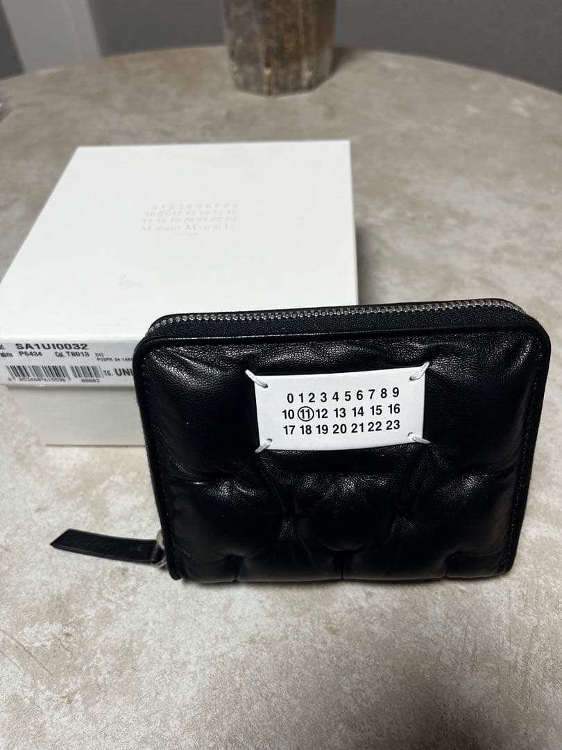 わ*に様 【美品】メゾンマルジェラ　グラム スラムエンブロイダリー ウォレット