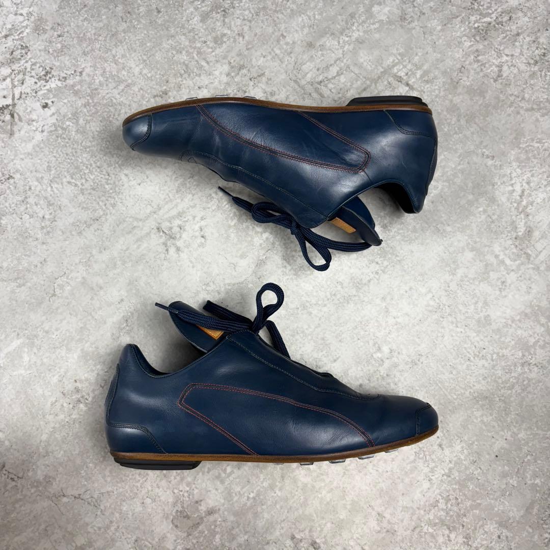 ルイヴィトン　LOUIS VUITTON レザー 本革　シューズ　7 ネイビー