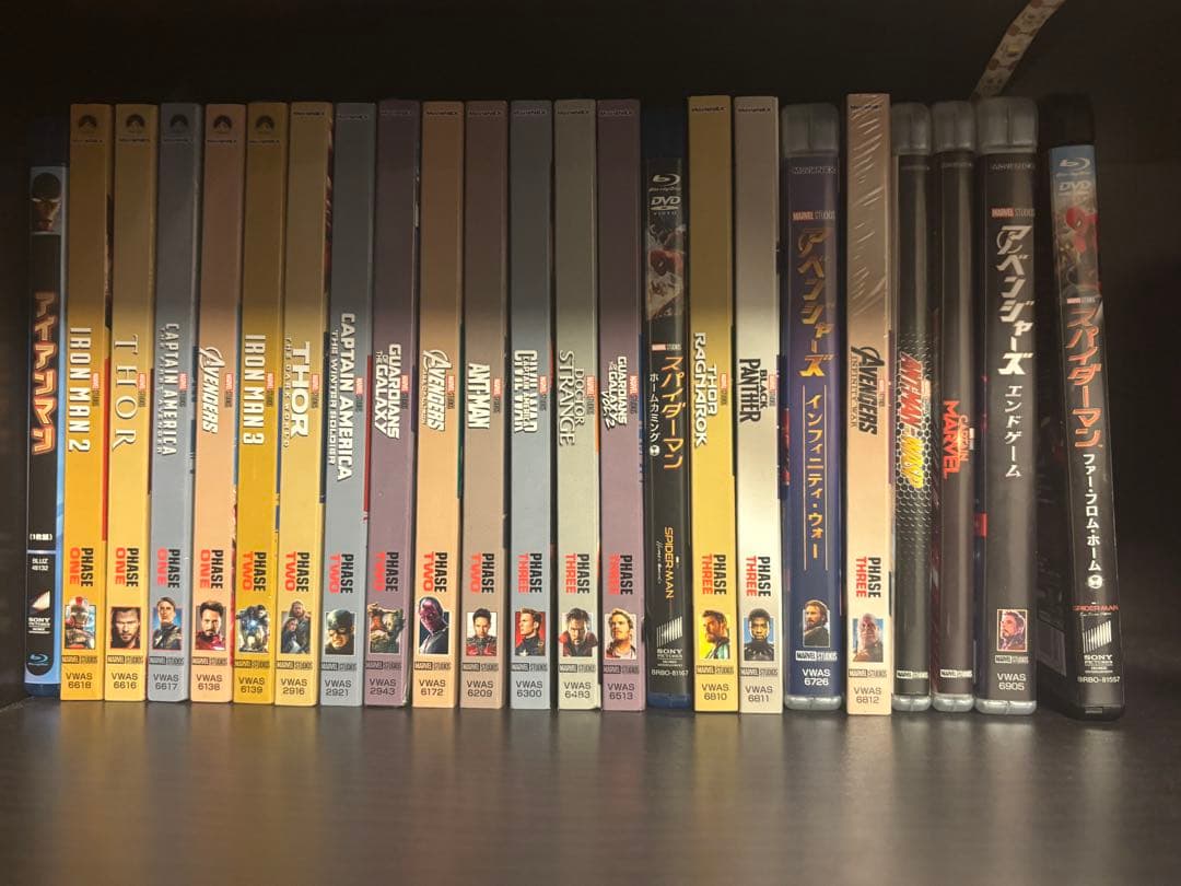 MCU フェーズ3 セット売り　22作品　DVD&Blu-rayセット