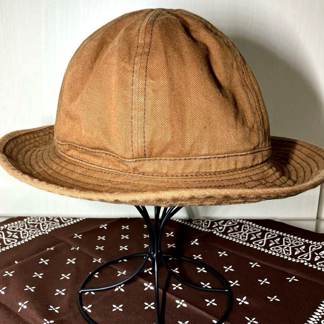 リアルマッコイズ　アーミーハット　ブラウンミリタリーハット　美品　7 1/2