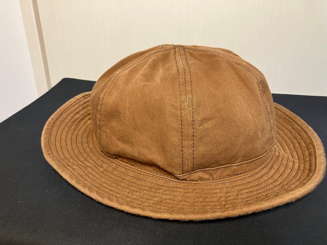 リアルマッコイズ　アーミーハット　ブラウンミリタリーハット　美品　7 1/2