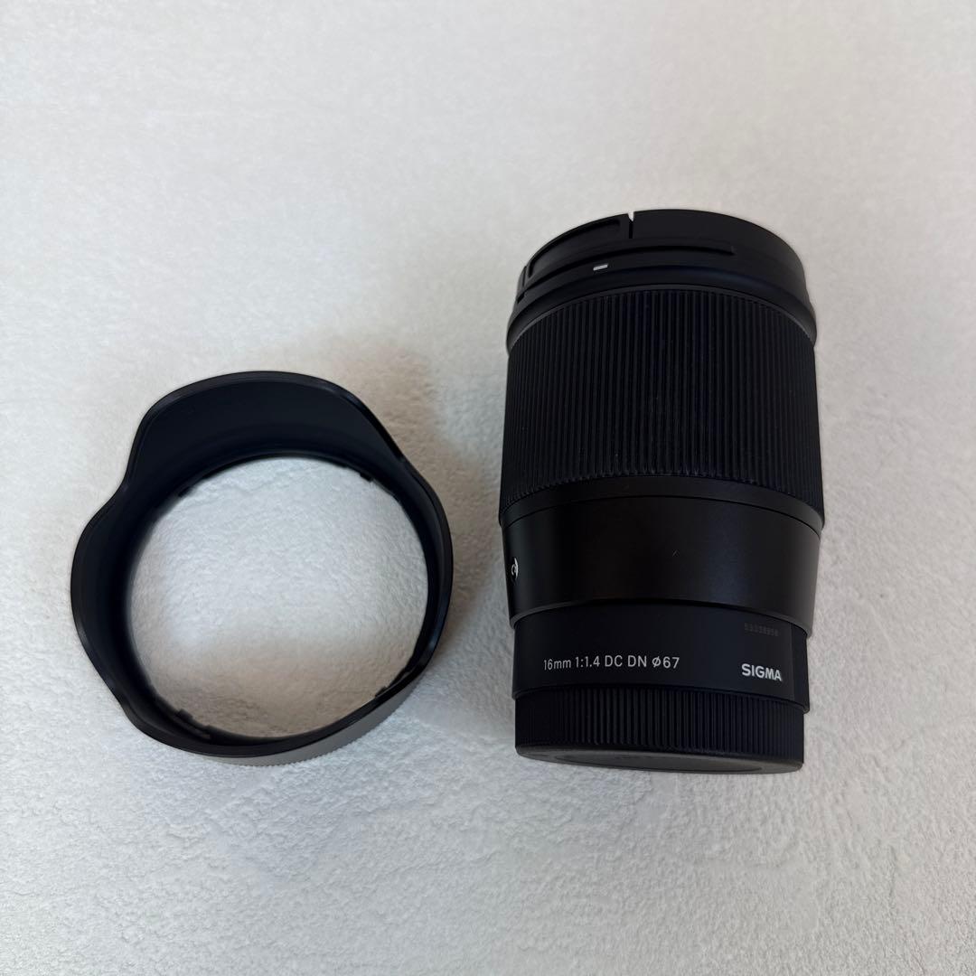 SIGMA 16mm F1.4 DC DN SONY Eマウント 箱説付き