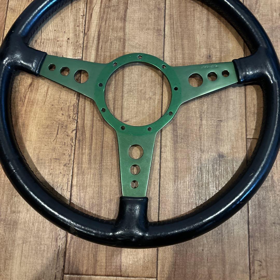 モトリタ ハンドル 39cm レザー 希少 大径