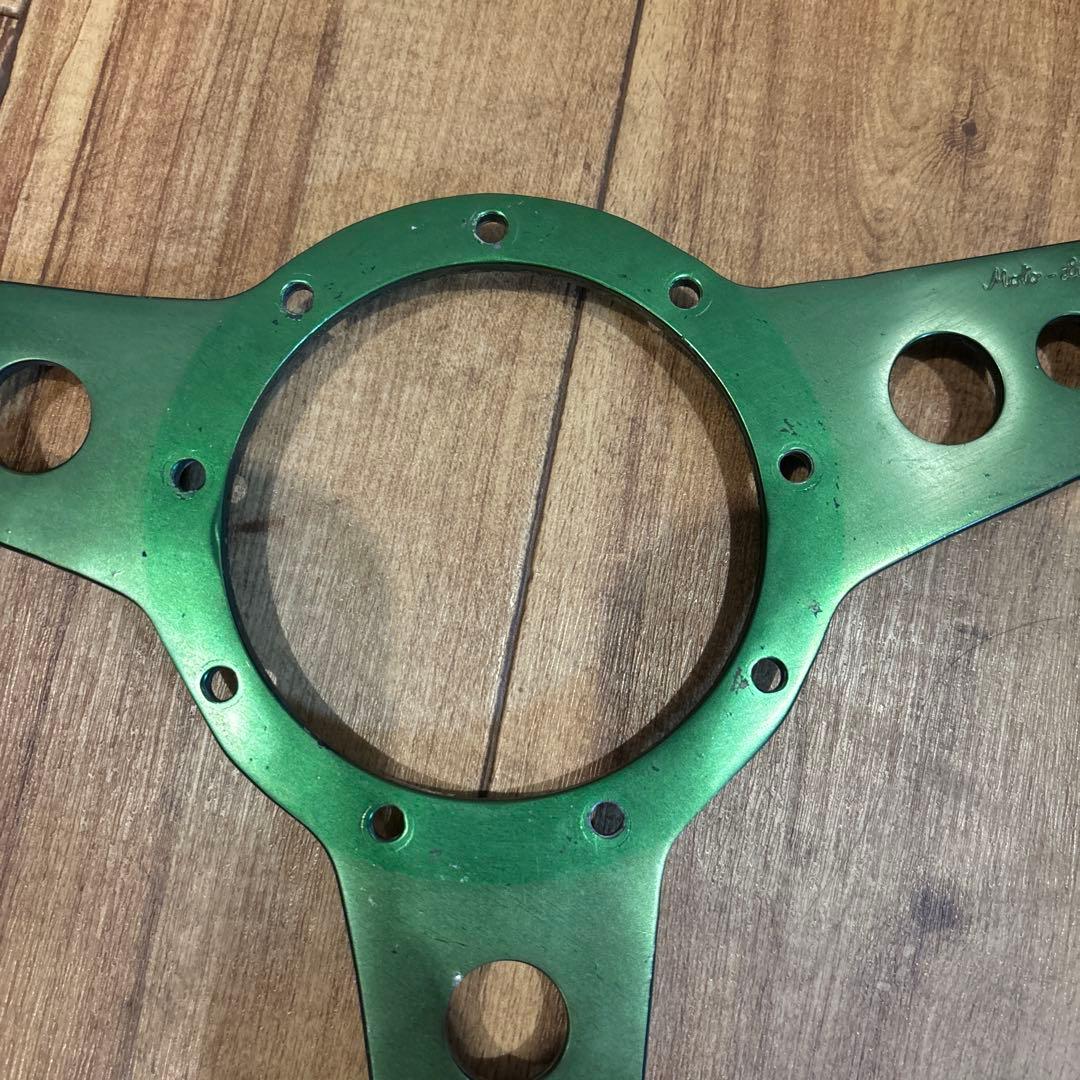 モトリタ ハンドル 39cm レザー 希少 大径