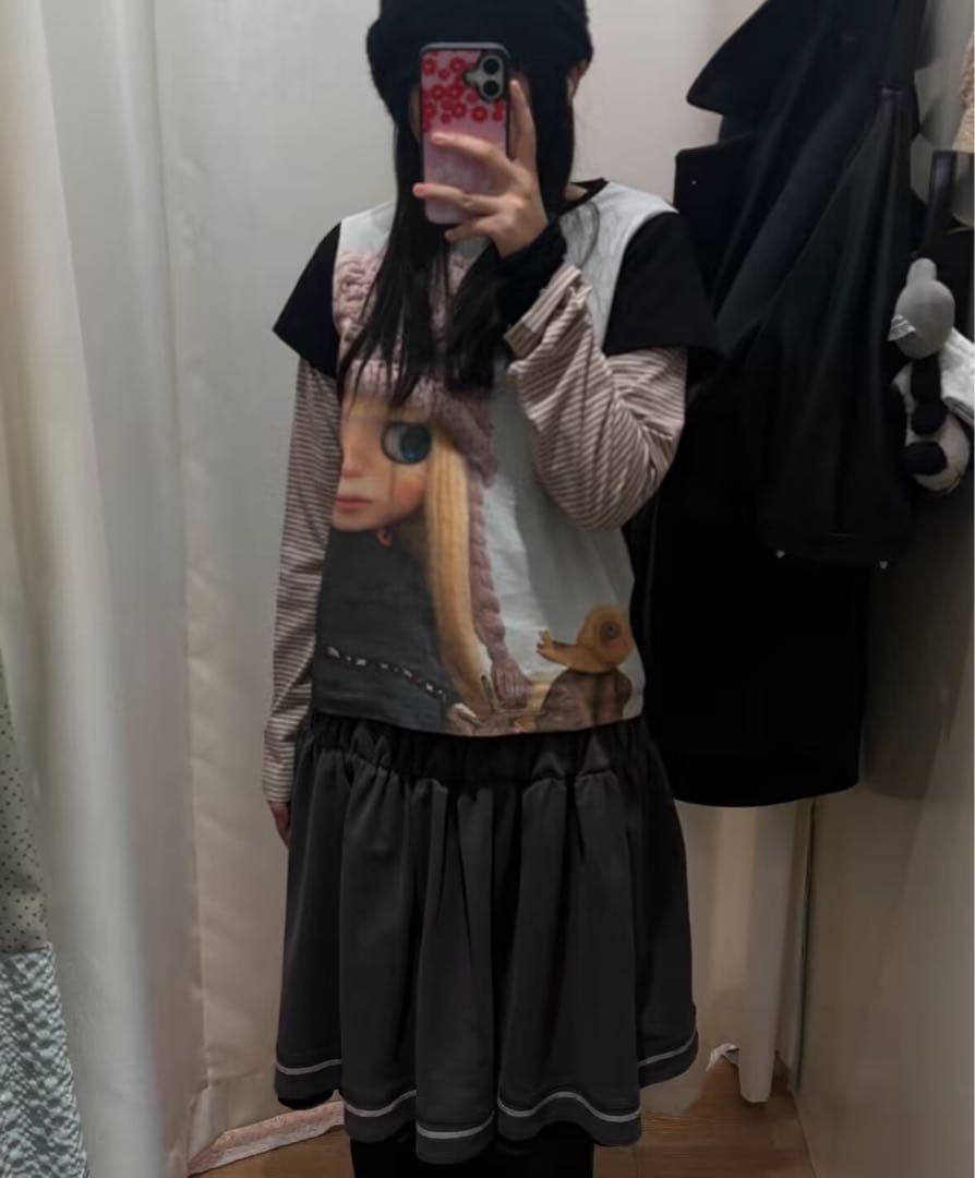 COYSEIO X BLYTHE ストライプ ダブル ロングスリーブ 長袖