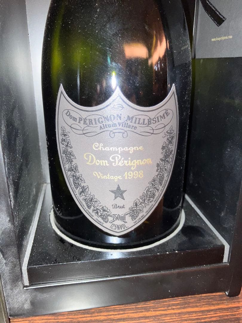希少 1998 ドンペリ P2 空き瓶1専用ケース1