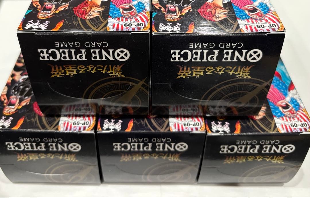 ワンピースカード　新たなる皇帝 5BOX テープ付き 未開封　新品