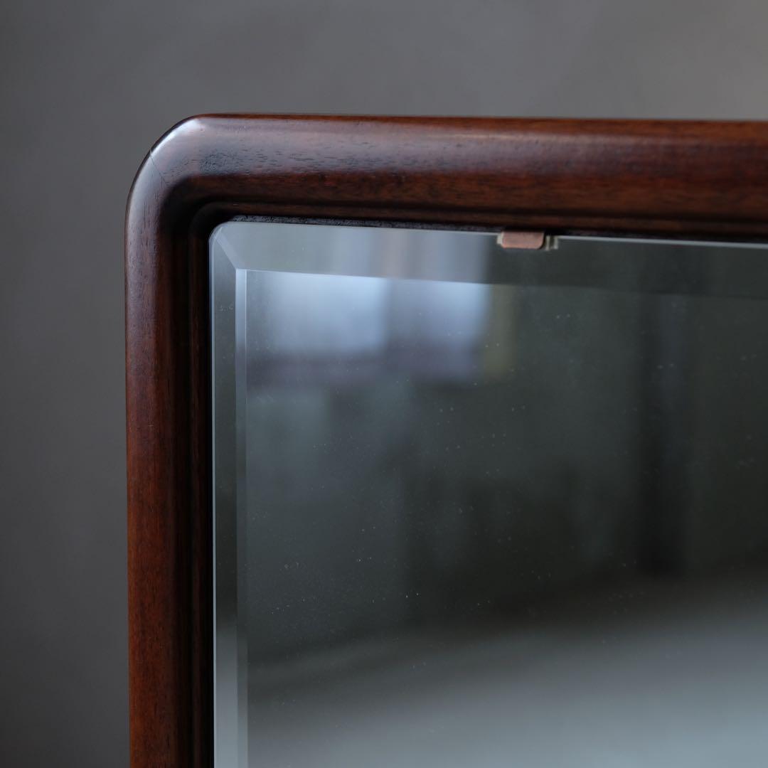 卓上鏡 130×62㎝　ミラー 鏡台 ドレッサー 化粧台 レトロ ヴィンテージ