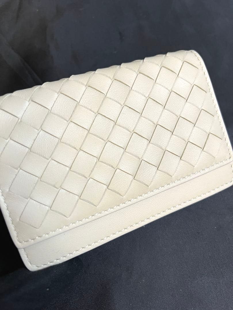 BottegaVeneta ボッテガヴェネタ カードケース　名刺入れ ホワイト系