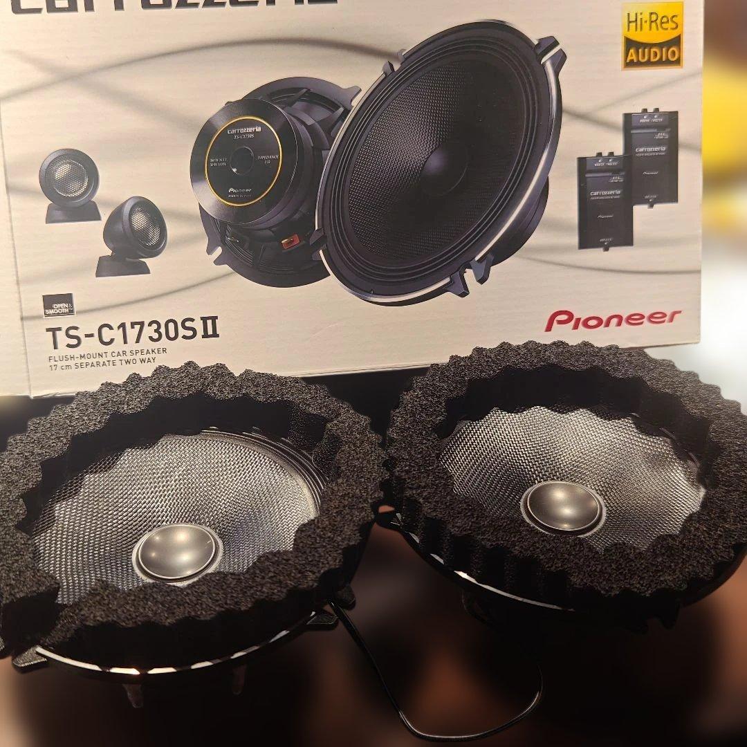 Pioneer TS-C1730S II スピーカー　インナーバッフル制振シート
