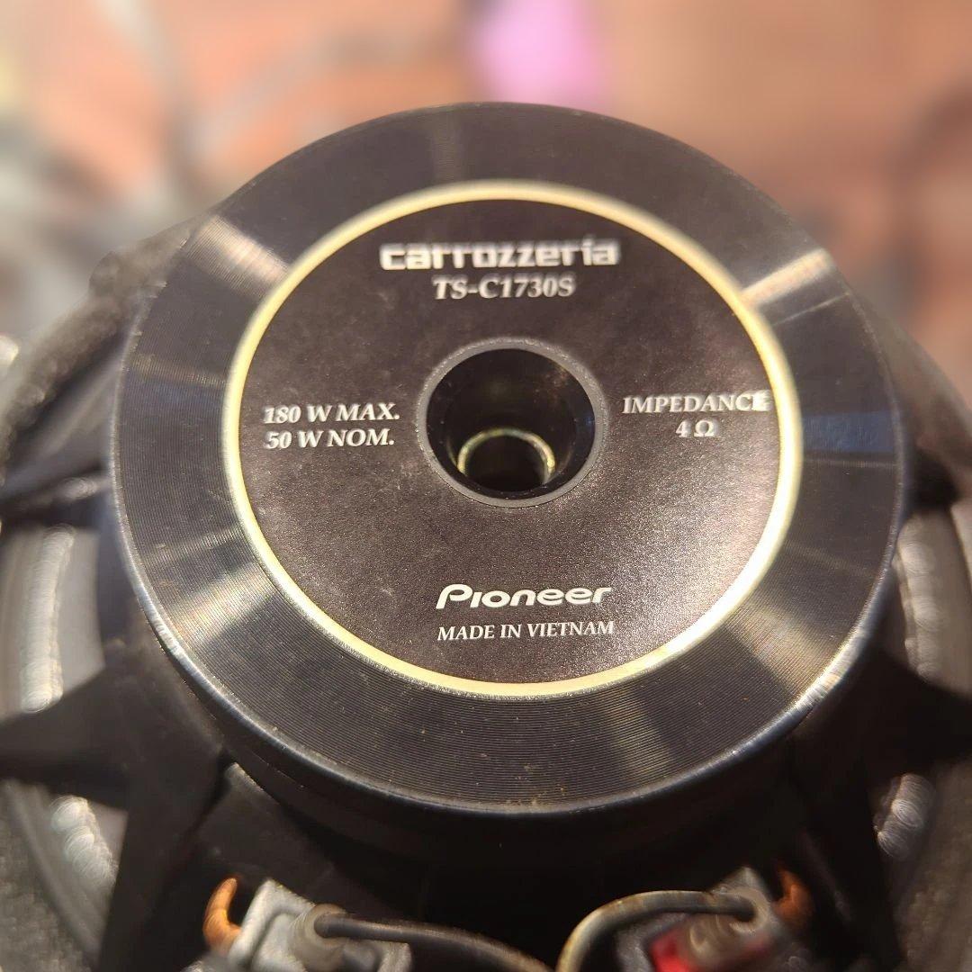 Pioneer TS-C1730S II スピーカー　インナーバッフル制振シート