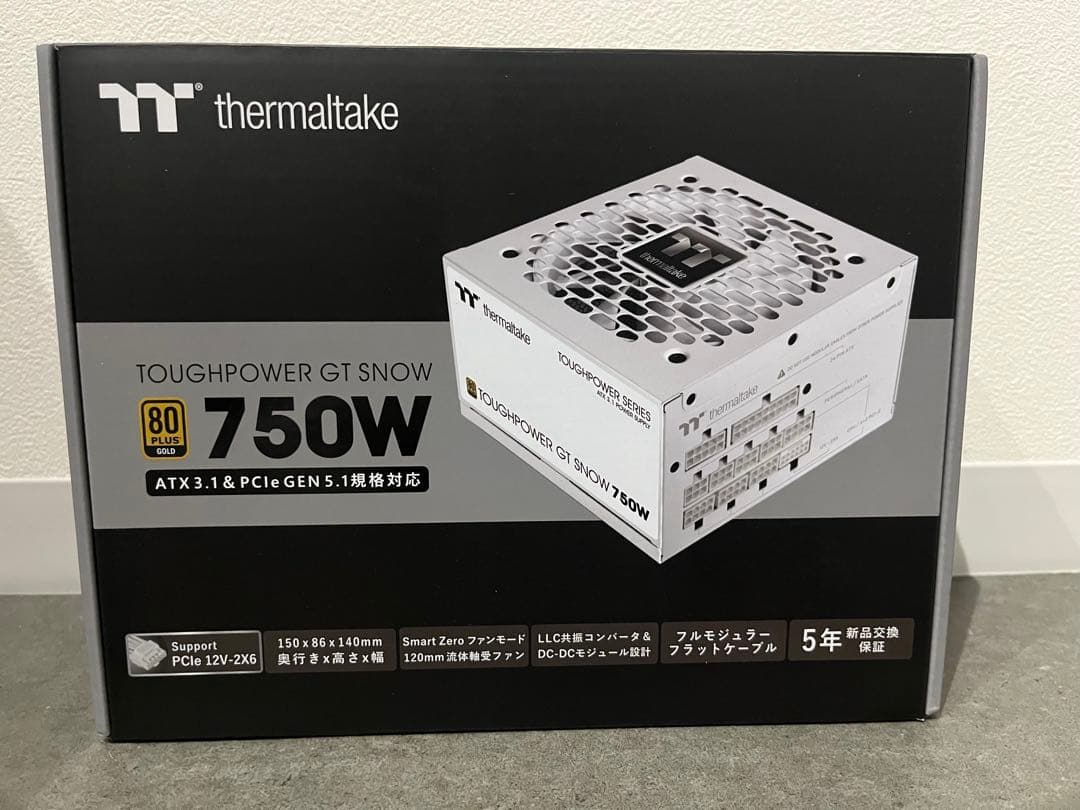 電源ユニット Thermaltake TOUGHPOWER GT  750W